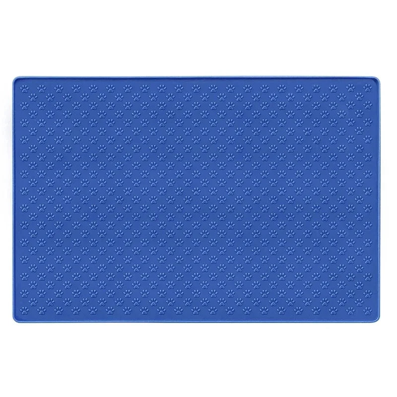 Pet Placemat Dog Drinking Feeding Placemat Feeder Mats - Wavy Moon