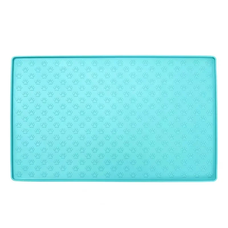 Pet Placemat Dog Drinking Feeding Placemat Feeder Mats - Wavy Moon