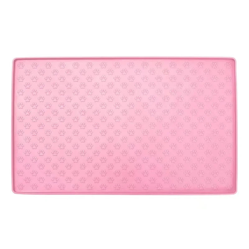 Pet Placemat Dog Drinking Feeding Placemat Feeder Mats - Wavy Moon