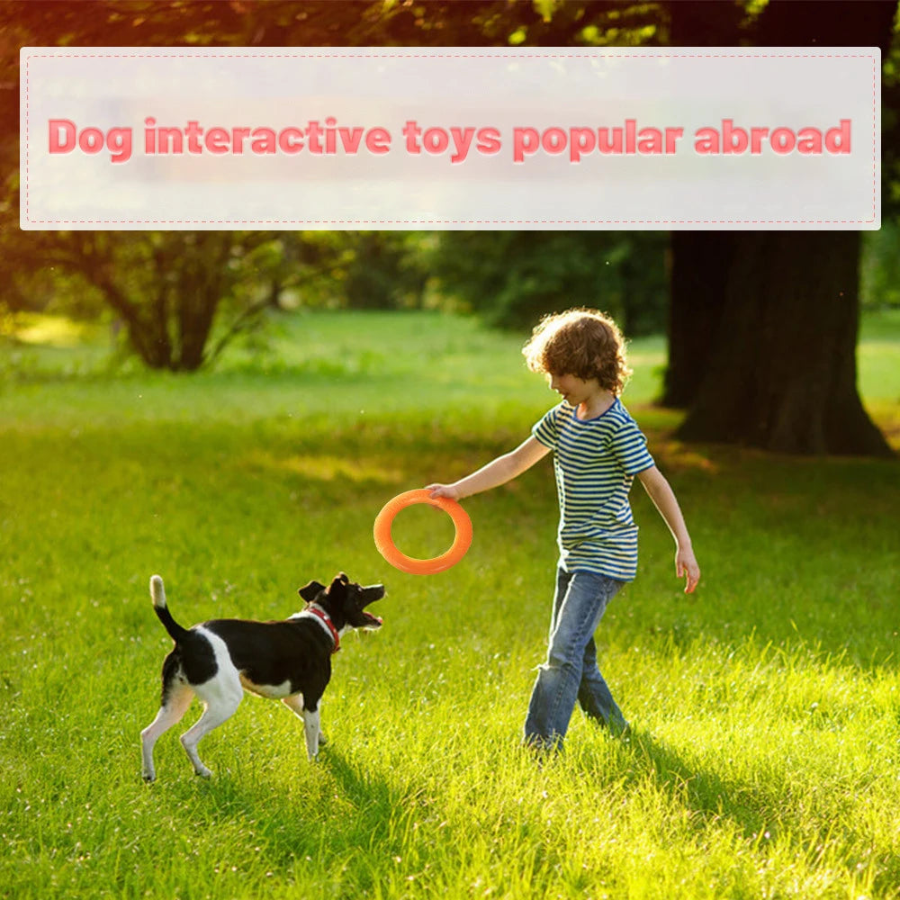 Pet Flying Disk Training Ring Puller Ring - Wavy Moon