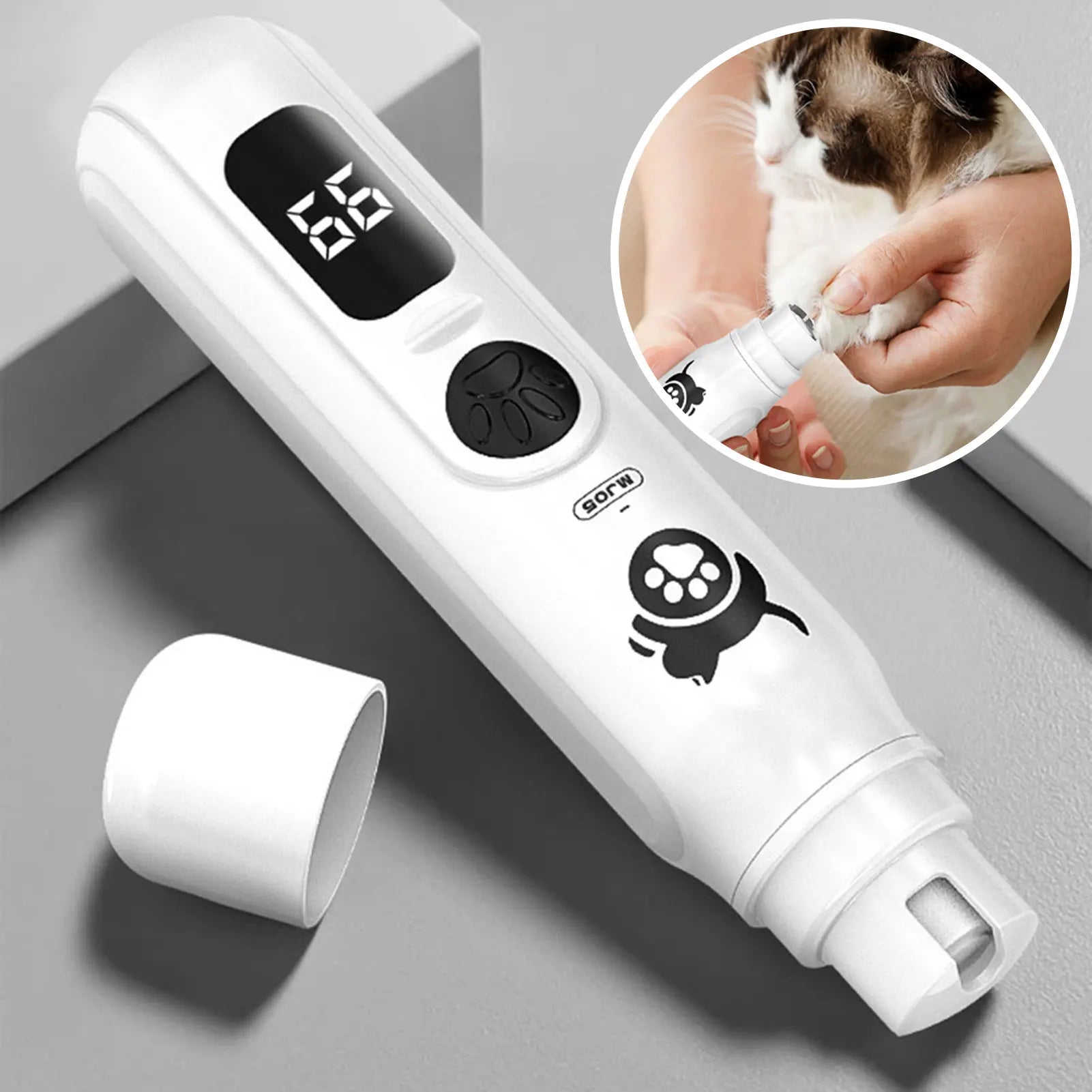 Electric Pet Nail Trimmer - Wavy Moon