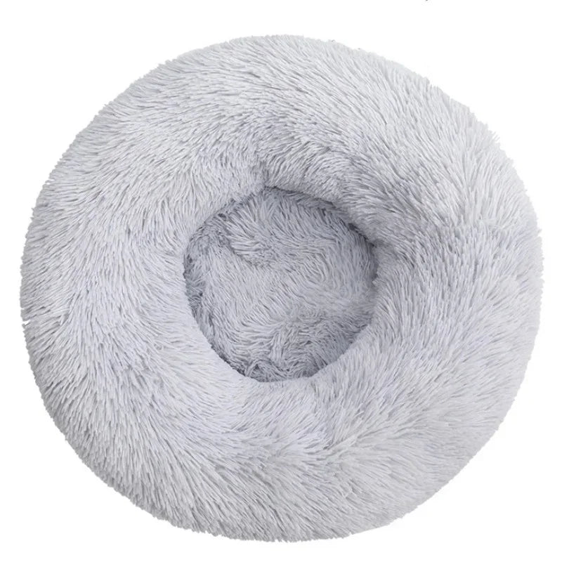 Round Soft Pet Bed - Wavy Moon