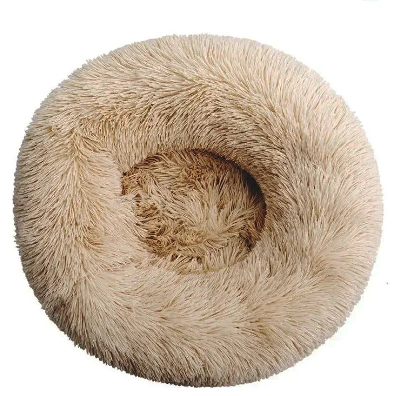 Round Soft Pet Bed - Wavy Moon
