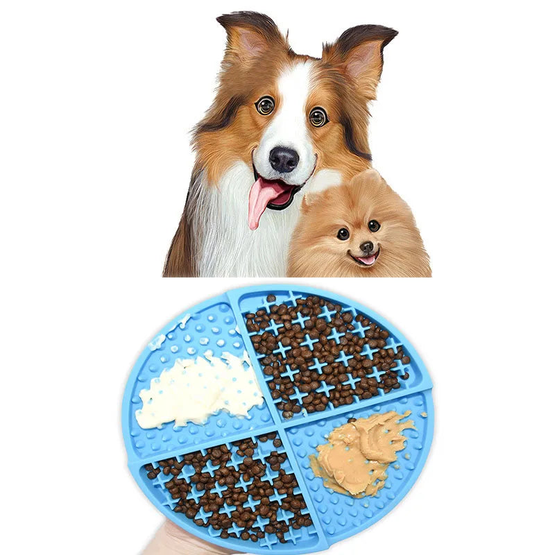 Dogs Pet Supplies Silicone Licking Mat - Wavy Moon