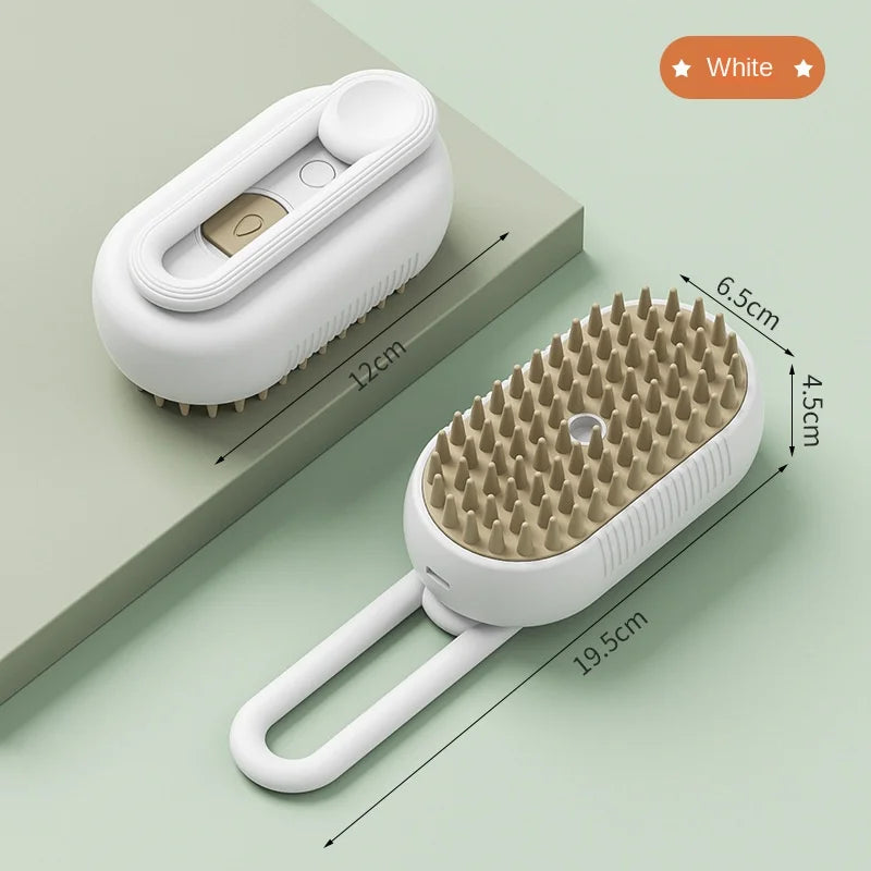 Steamy Dog Grooming Brush - Wavy Moon