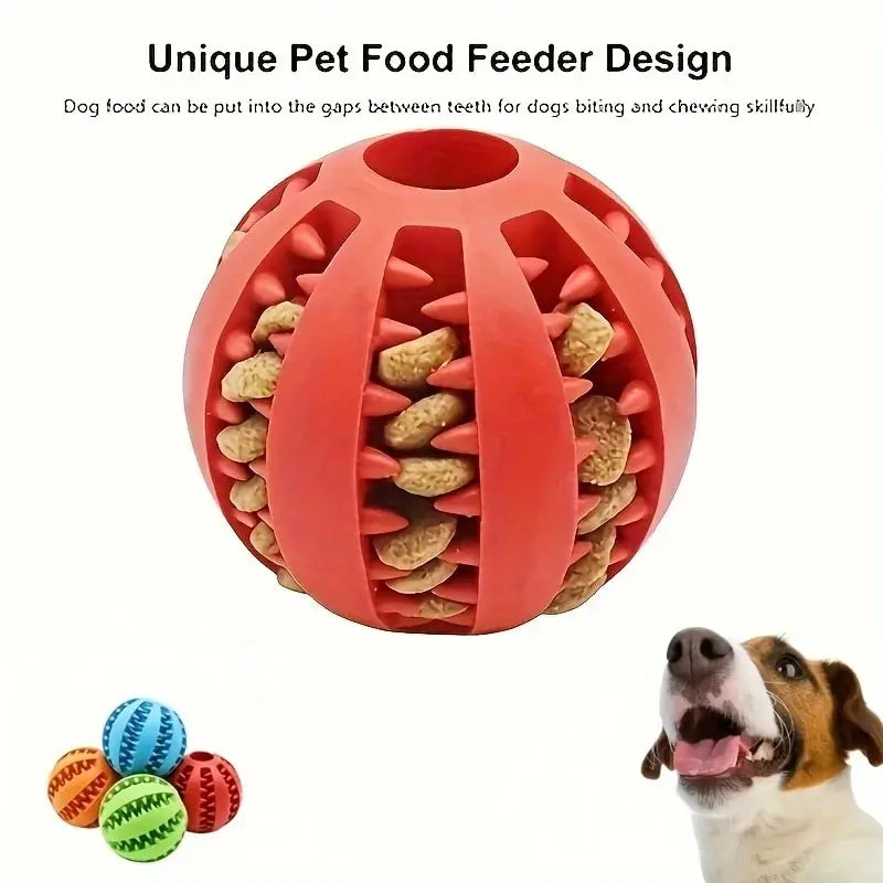Dog Treat Feeder Chew Tooth Cleaning Ball - Wavy Moon