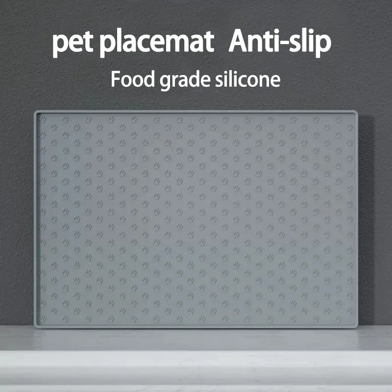 Pet Placemat Dog Drinking Feeding Placemat Feeder Mats - Wavy Moon