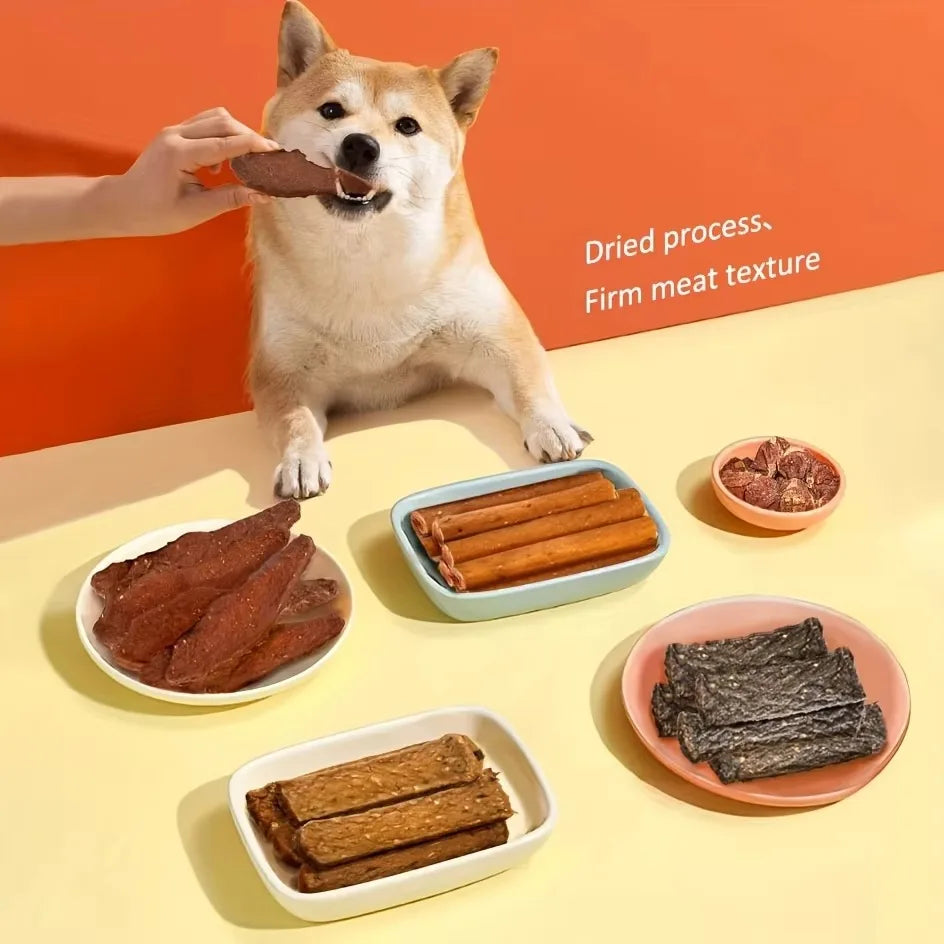 12.7oz Chewable Natural Jerky Dog Treat - Wavy Moon