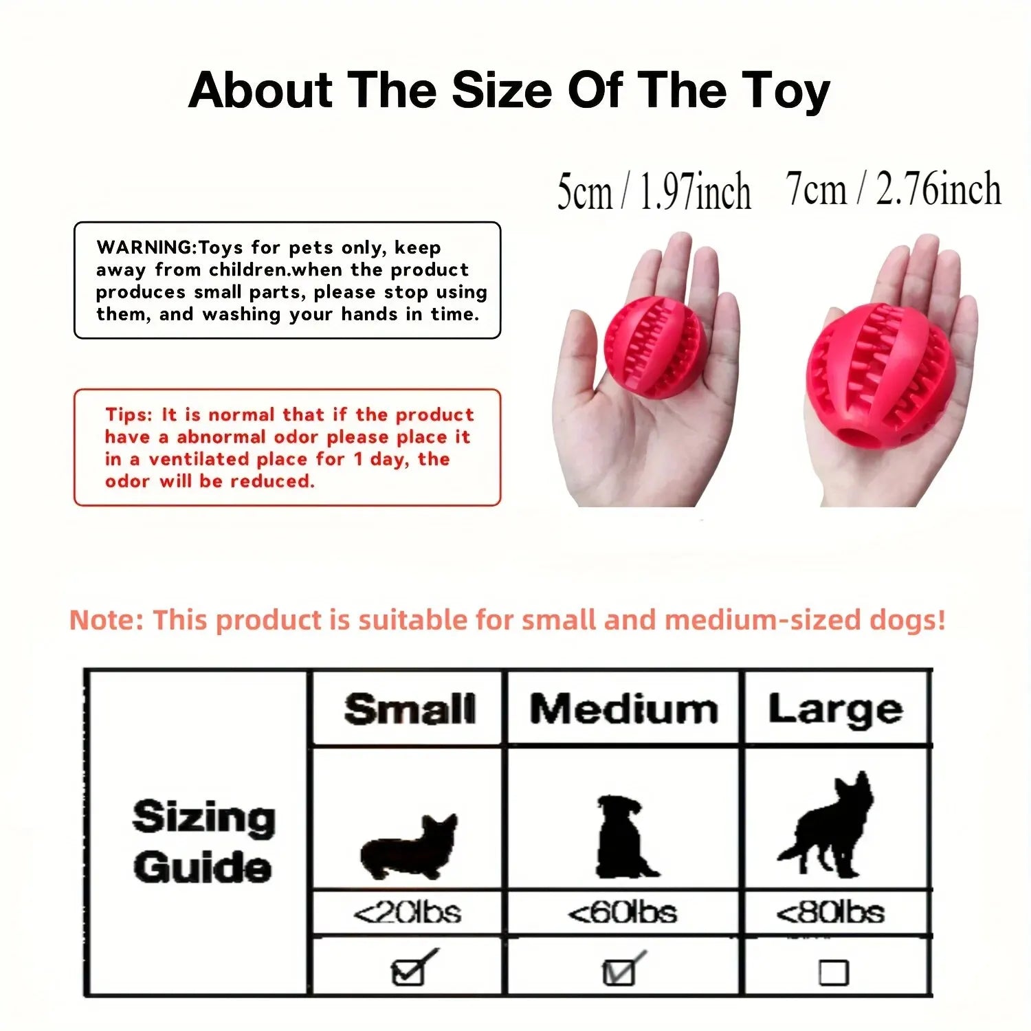 Dog Treat Feeder Chew Tooth Cleaning Ball - Wavy Moon