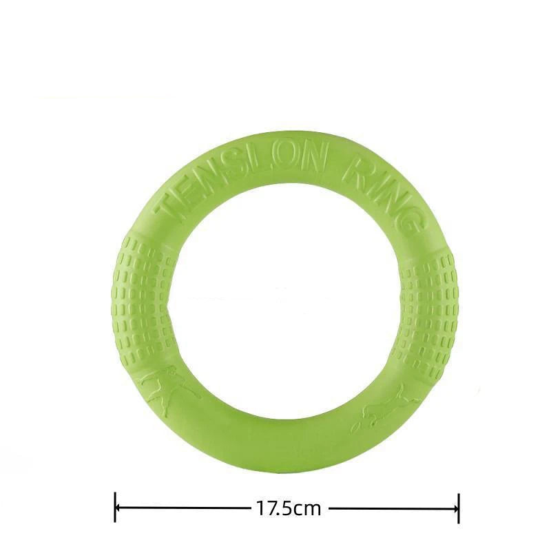 Pet Flying Disk Training Ring Puller Ring - Wavy Moon 