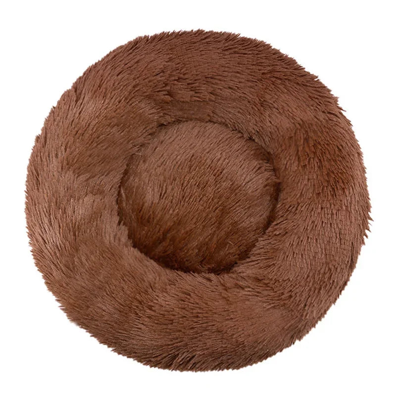 Round Soft Pet Bed - Wavy Moon 
