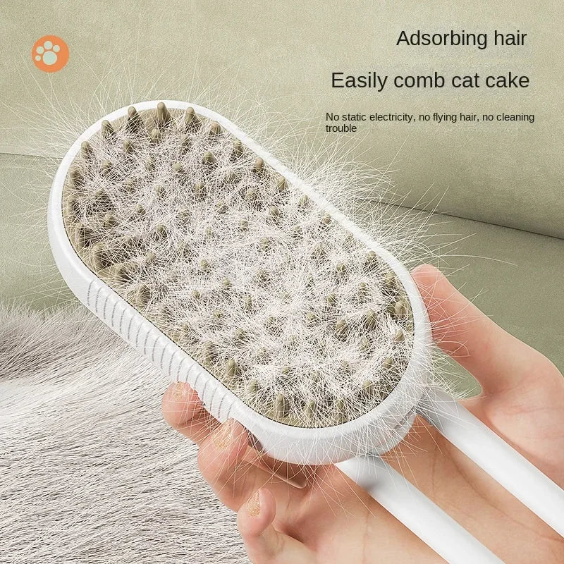 Steamy Dog Grooming Brush - Wavy Moon 