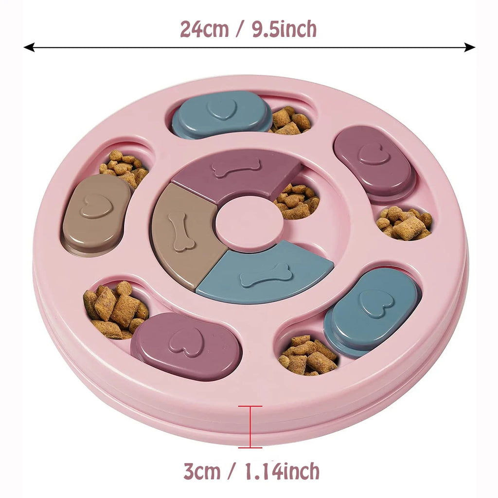 Slow Food Training Dog Educational Toy - Wavy Moon 