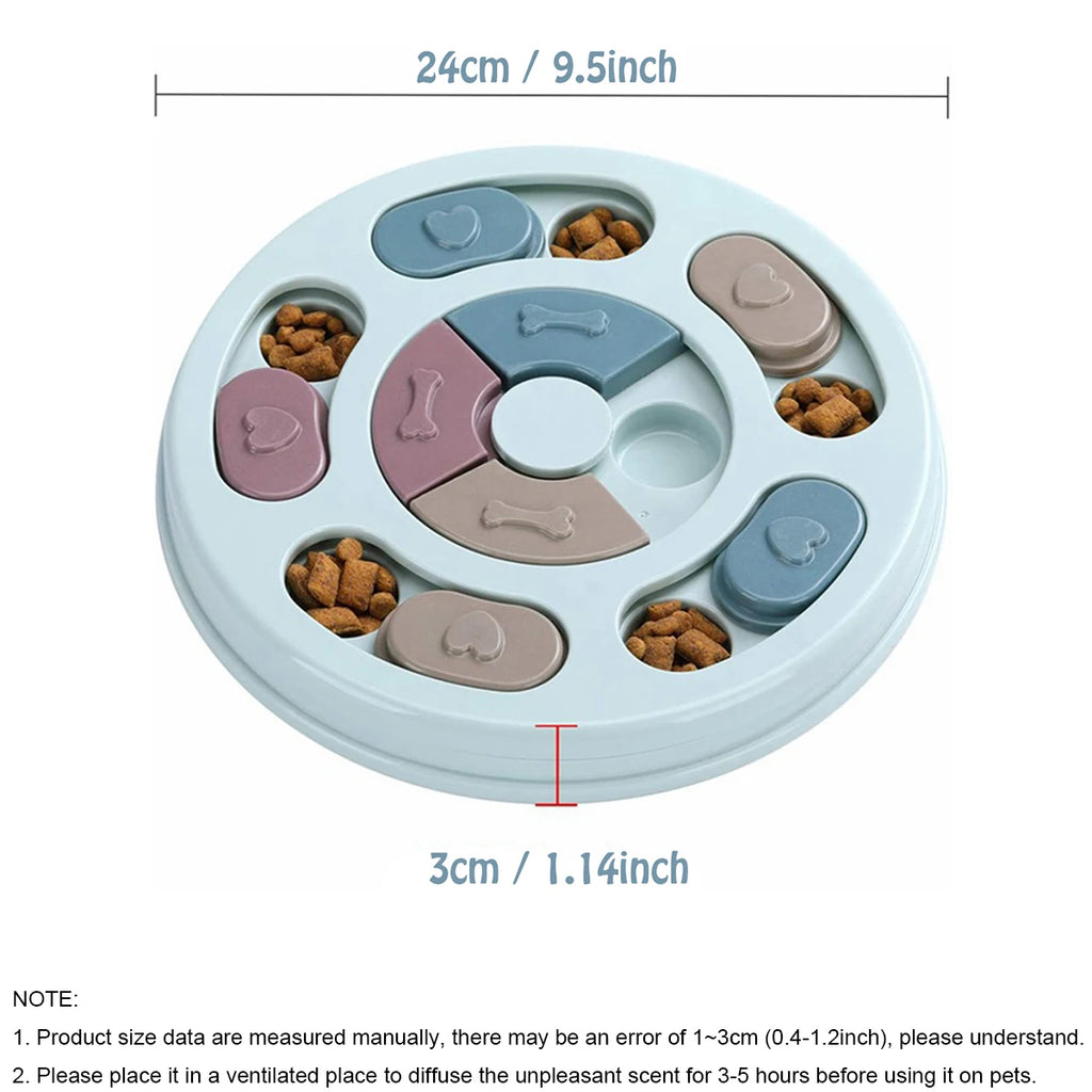 Slow Food Training Dog Educational Toy - Wavy Moon 